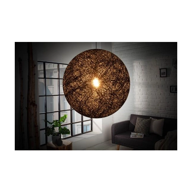 LAMPA WISZĄCA COCONING PEARLS CZARNA 60 CM-134068