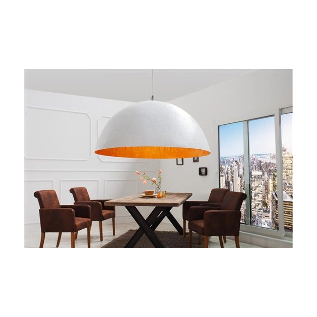 LAMPA WISZĄCA GLOV BIAŁO-ZŁOTA 70 CM-134146