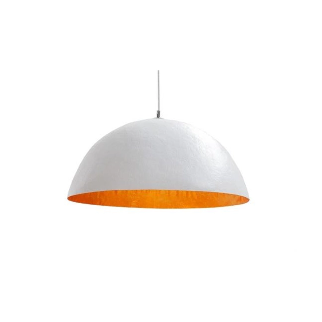 LAMPA WISZĄCA GLOV BIAŁO-ZŁOTA 70 CM