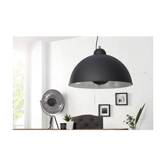 LAMPA WISZĄCA STUDIO - CZARNO SREBRNA-134306