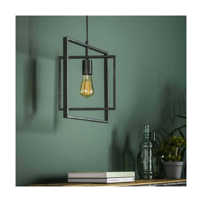 LAMPA WISZĄCA LOOD METALOWA CIEMNOSZARA-134469