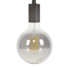 ŻARÓWKA DEKORACYJNA LED FILAMENT GLOBE GREY - 12,5 CM