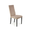 DIEGO 2 krzesło czarny / tap. velvet pikowany Pasy - MONOLITH 09 (beżowy) (1p=2szt)
