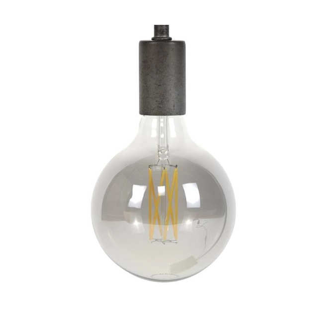 ŻARÓWKA DEKORACYJNA LED FILAMENT GLOBE GREY - 12,5 CM