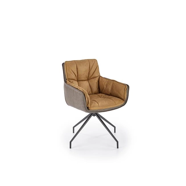 K523 krzesło brązowy / ciemny brąz (1p=2szt)
