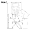 FABIO fotel gabinetowy czarny (1P=1SZT)-136439