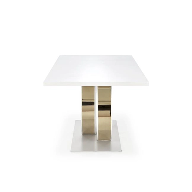 GALARDO stół rozkładany, biały / złoty (3p=1szt)-136499