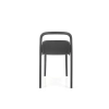 K490 krzesło plastik czarny(1p=4szt)-137162