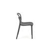 K490 krzesło plastik czarny(1p=4szt)-137165