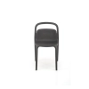 K490 krzesło plastik czarny(1p=4szt)-137170