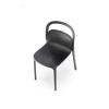 K490 krzesło plastik czarny(1p=4szt)-137172