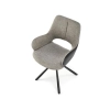 K494 krzesło popielaty / czarny (1p=2szt)-137284