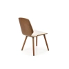 K511 krzesło kremowy / orzechowy (1p=2szt)-137539