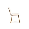 K511 krzesło kremowy / orzechowy (1p=2szt)-137540