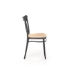 K512 krzesło czarny / brązowy (1p=4szt)-137550