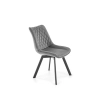 K520 krzesło nogi - czarne, siedzisko - ciemny popiel (1p=2szt)-137711