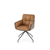 K523 krzesło brązowy / ciemny brąz (1p=2szt)-137784
