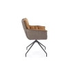 K523 krzesło brązowy / ciemny brąz (1p=2szt)-137787