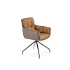 K523 krzesło brązowy / ciemny brąz (1p=2szt)-137788