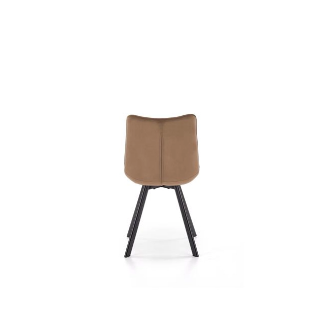 K332 krzesło nogi - czarne, siedzisko - beżowy (1p=2szt)-137079