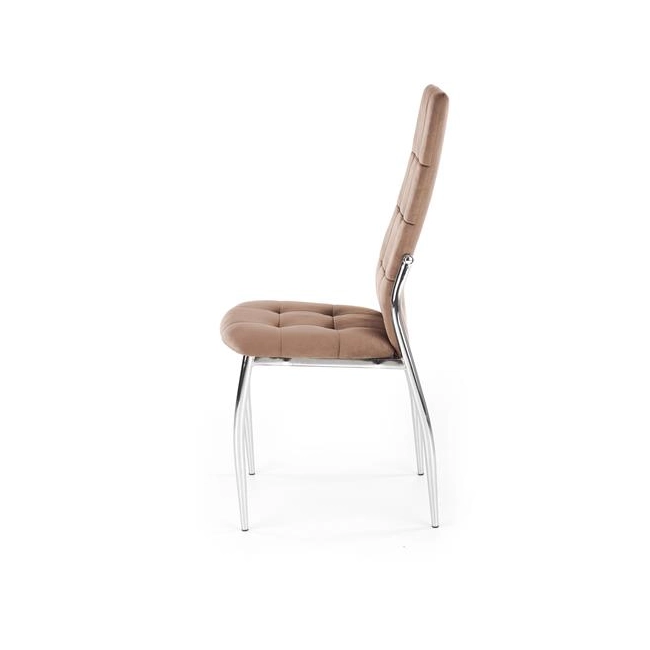 K416 krzesło beżowy velvet (1p=4szt)-137101