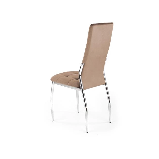 K416 krzesło beżowy velvet (1p=4szt)-137102
