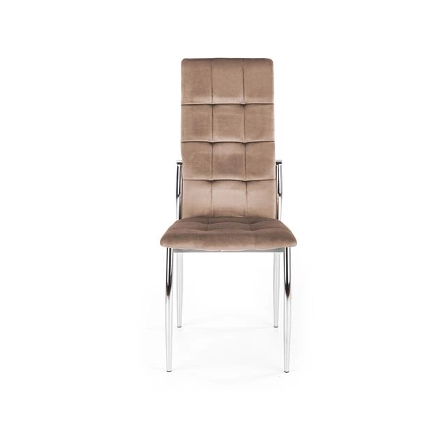 K416 krzesło beżowy velvet (1p=4szt)-137104