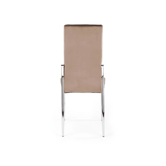 K416 krzesło beżowy velvet (1p=4szt)-137106