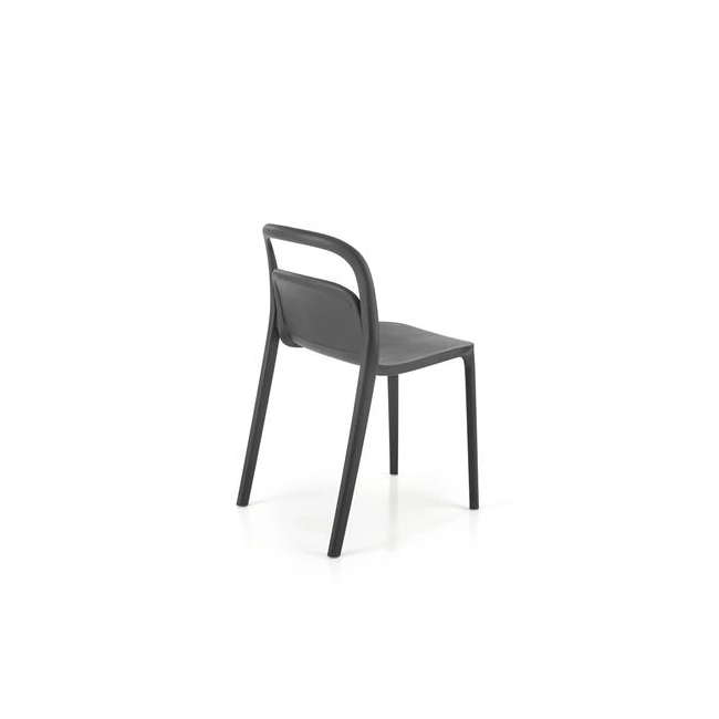 K490 krzesło plastik czarny(1p=4szt)-137166