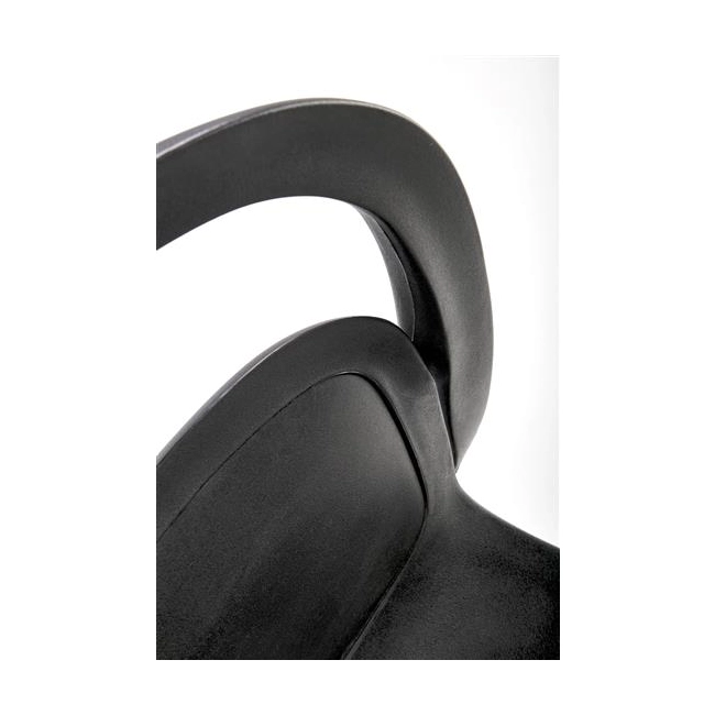 K490 krzesło plastik czarny(1p=4szt)-137169