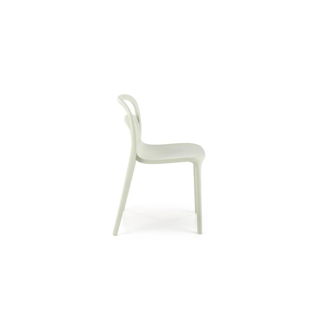 K490 krzesło plastik miętowy(1p=4szt)-137176