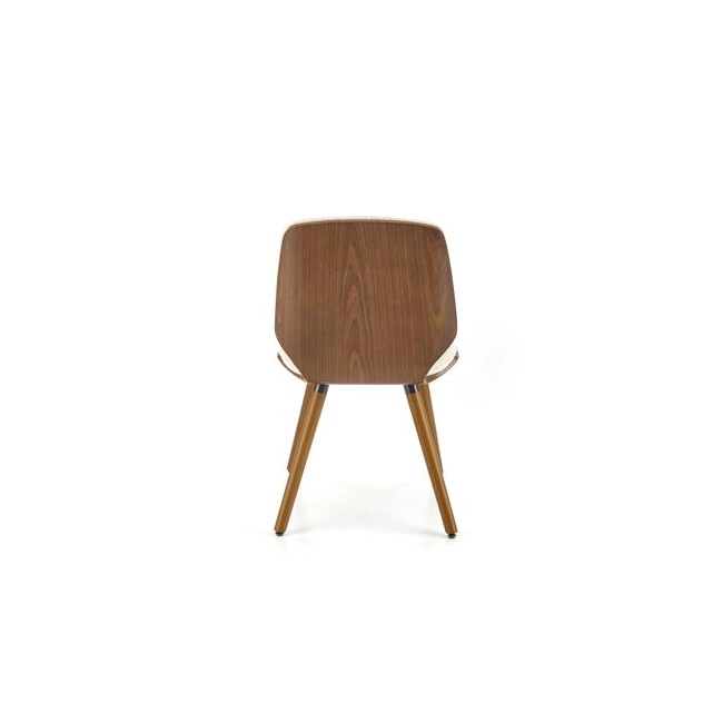 K511 krzesło kremowy / orzechowy (1p=2szt)-137538