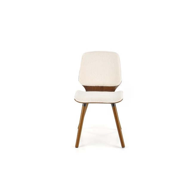 K511 krzesło kremowy / orzechowy (1p=2szt)-137546