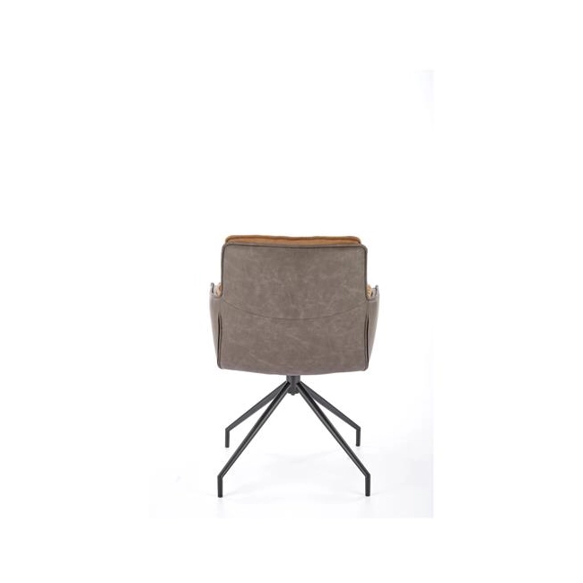 K523 krzesło brązowy / ciemny brąz (1p=2szt)-137786