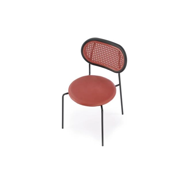 K524 krzesło bordowy (1p=4szt)-137813