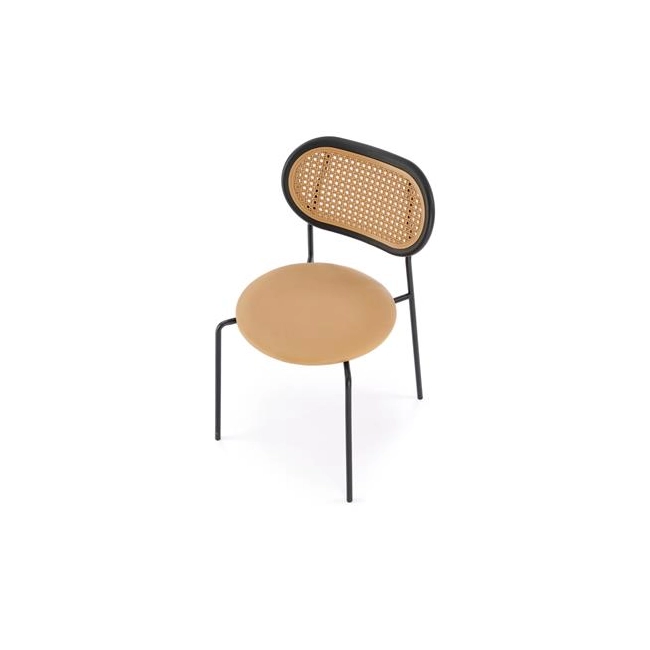 K524 krzesło jasny brązowy (1p=4szt)-137822