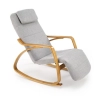 PRIME fotel wypoczynkowy z funkcją kołyski popielaty (1p=1szt)-138094