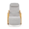 PRIME fotel wypoczynkowy z funkcją kołyski popielaty (1p=1szt)-138101