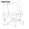 TIMOTEO fotel gabinetowy ciemny zielony (1p=1szt)-138285