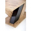 BRANDON stół rozkładany 160-200/90 cm dąb wotan/czarny (2p=1szt)-138452