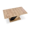 BRANDON stół rozkładany 160-200/90 cm dąb wotan/czarny (2p=1szt)-138460