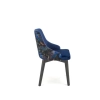 ENDO krzesło czarny / tap: BLUVEL 86 (granatowy) (1p=1szt)-138569