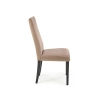DIEGO 2 krzesło czarny / tap. velvet pikowany Pasy - MONOLITH 09 (beżowy) (1p=2szt)-138969