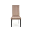 DIEGO 2 krzesło czarny / tap. velvet pikowany Pasy - MONOLITH 09 (beżowy) (1p=2szt)-138974