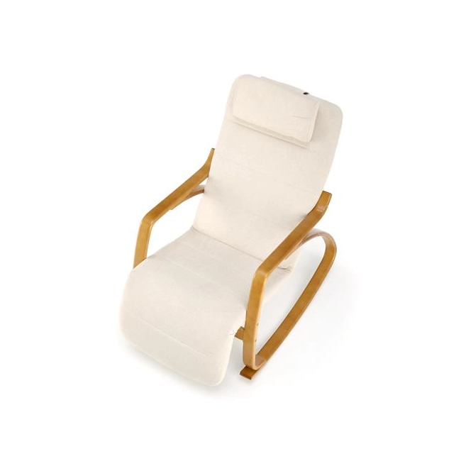 PRIME fotel wypoczynkowy z funkcją kołyski, beżowy (1p=1szt)-138083