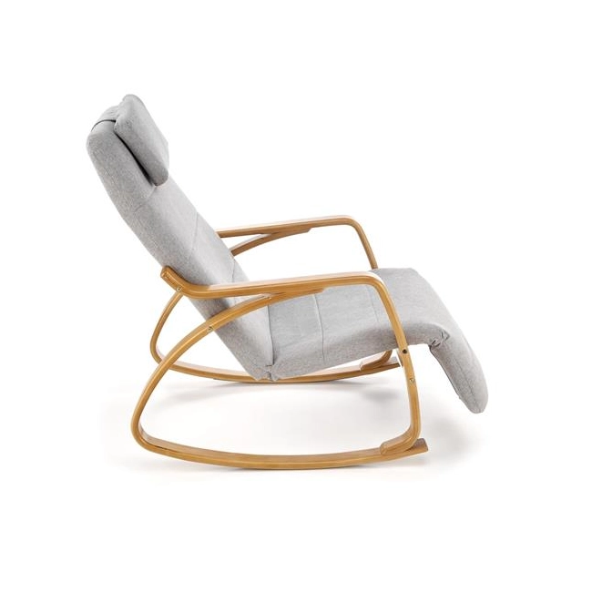 PRIME fotel wypoczynkowy z funkcją kołyski popielaty (1p=1szt)-138096