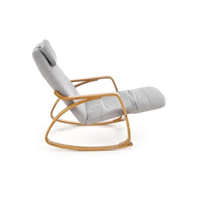 PRIME fotel wypoczynkowy z funkcją kołyski popielaty (1p=1szt)-138097