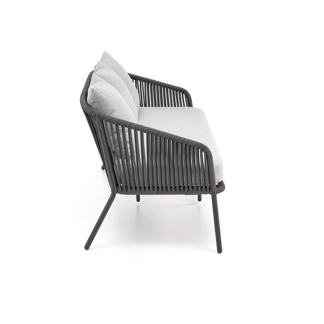 ROCCA zestaw ogrodowy ( sofa + fotel 2x + ława ), ciemny popiel / jasny popiel (1p=1szt)-138172