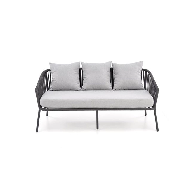 ROCCA zestaw ogrodowy ( sofa + fotel 2x + ława ), ciemny popiel / jasny popiel (1p=1szt)-138174