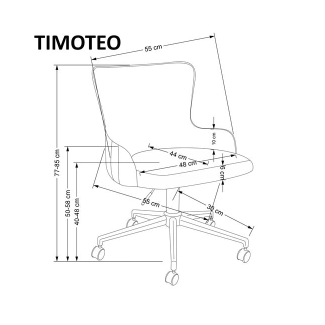 TIMOTEO fotel gabinetowy ciemny zielony (1p=1szt)-138285